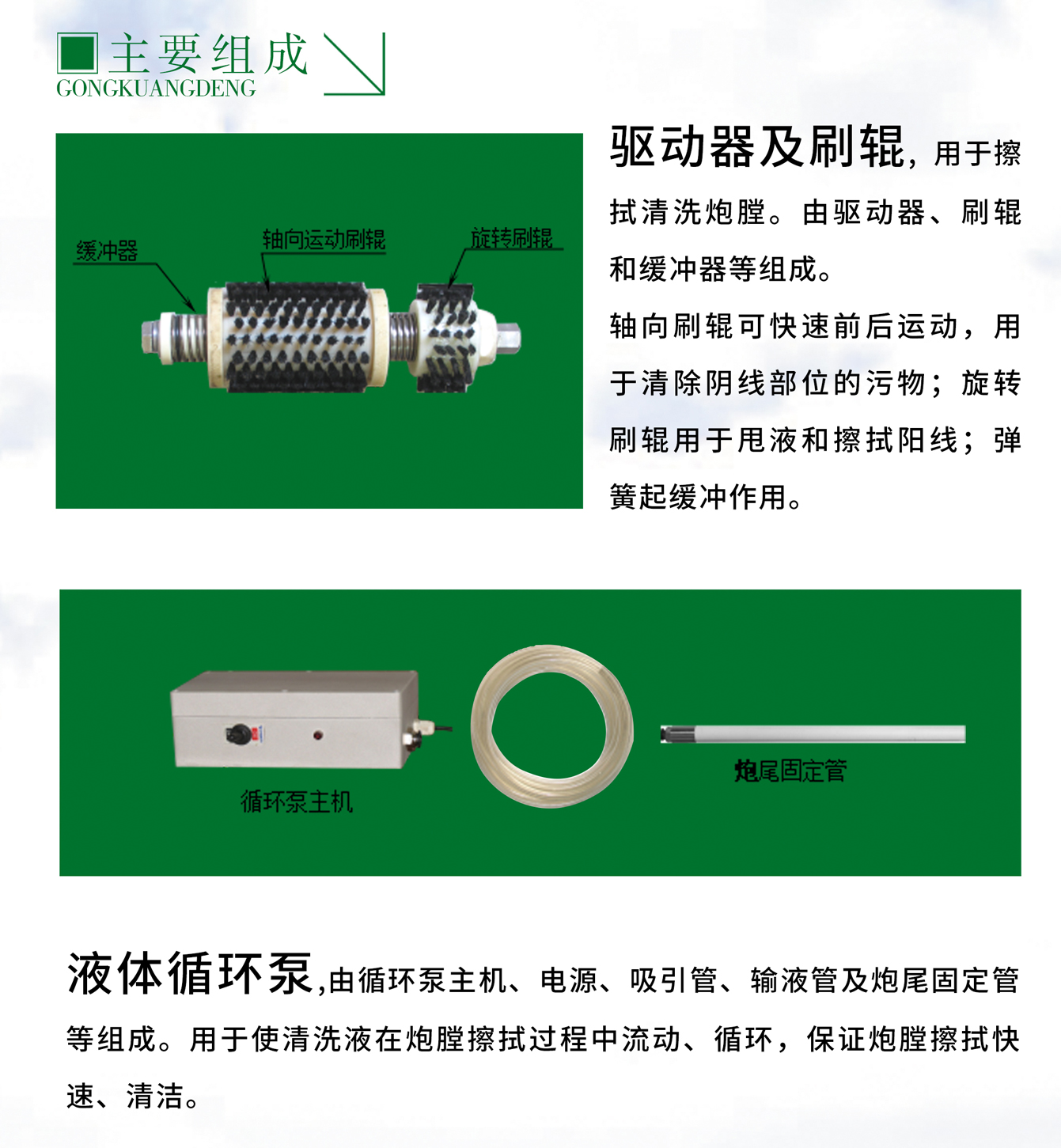 躍迪便攜式炮膛擦拭清洗設備新品上線