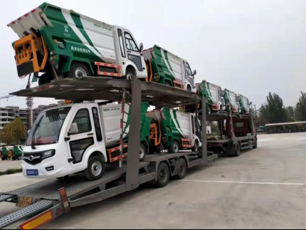 上門收運！甘肅省批量購入的廚余垃圾車正式投入使用