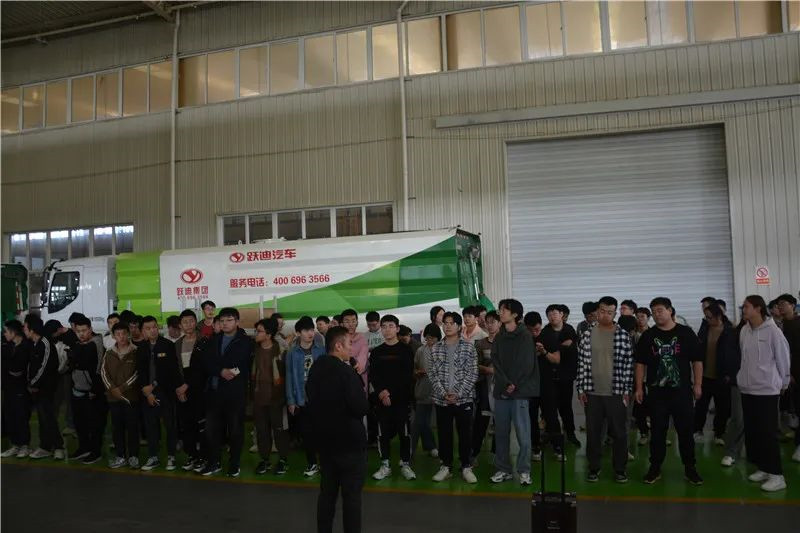 【走出校院 走進企業(yè)】河北科技大學機械專業(yè)學生一行到躍迪集團參觀交流